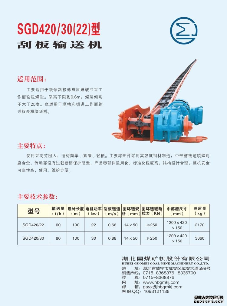 SGD420/30（22）型刮板輸送機(圖1)